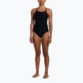 Жіночий злитий купальник Nike Solid Racerback чорний 2