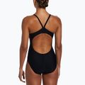 Жіночий злитий купальник Nike Solid Racerback чорний 3