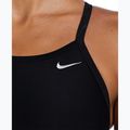 Жіночий злитий купальник Nike Solid Racerback чорний 4