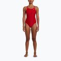 Жіночий злитий купальник Nike Solid Racerback університетський червоний 2