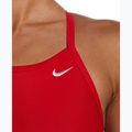 Жіночий злитий купальник Nike Solid Racerback університетський червоний 4