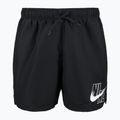 Шорти для плавання чоловічі Nike Logo Solid 5" Volley чорні NESSA566-001