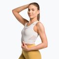 Топ тренувальний жіночий Gymshark Energy Seamless Crop Top cream white