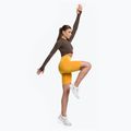 Шорти для тренувань жіночі Gymshark Flawless Shine Seamless saffron/yellow 2