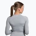 Топ лонгслів тренувальний жіночий Gymshark Vital Seamless Crop Top light grey 3