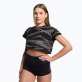 Топ тренувальний жіночий Gymshark Zone Graphic Crop black/lime