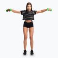 Топ тренувальний жіночий Gymshark Zone Graphic Crop black/lime 2