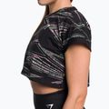 Топ тренувальний жіночий Gymshark Zone Graphic Crop black/lime 4