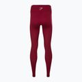 Легінси тренувальні жіночі Gymshark Training Full Lenght burgundy/white 6