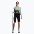 Легінси тренувальні жіночі Gymshark Training Cropped black/white 2