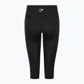Легінси тренувальні жіночі Gymshark Training Cropped black/white 6