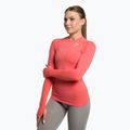 Топ лонгслів тренувальний жіночий Gymshark Vital Seamless Top red/orange/white