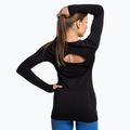 Лонгслів тренувальний жіночий Gymshark Flex Top black 3