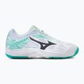 Кросівки для тенісу жіночі Mizuno Break Shot 3 AC біло-зелені 61GA212623 2