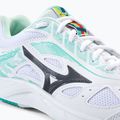 Кросівки для тенісу жіночі Mizuno Break Shot 3 AC біло-зелені 61GA212623 8