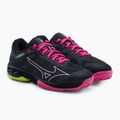 Кросівки для падл-тенісу жіночі Mizuno Wave Exceed Lgtpadel чорні 61GB2223 5