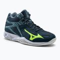 Кросівки волейбольні чоловічі Mizuno Thunder Blade 3 Mid блакитні V1GA217538
