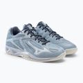 Кросівки волейбольні жіночі Mizuno Thunder Blade 3 світло-блакитні V1GC217002 5