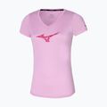 Футболка для бігу жіноча Mizuno Impulse Core RB Tee pink lavender