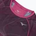 Футболка для бігу жіноча Mizuno Aero Tee gape wine 3