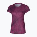 Футболка для бігу жіноча Mizuno Graphic Tee magenta haze