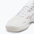 Жіночі гандбольні кросівки Mizuno Wave Mirage 4 білі/рожеві/білосніжні 7
