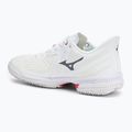 Кросівки тенісні жіночі Mizuno Wave Exceed Tour 5 CC undyed white/quiet shade/opera red 3