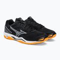 Кросівки гандбольні чоловічі Mizuno Wave Phantom 3 чорні X1GA226044 4
