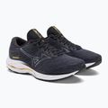 Чоловічі бігові кросівки Mizuno Wave Rider 26 2E odyssey сірий/сірий металік/бліді чорнобривці 5