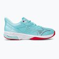 Кросівки тенісні жіночі Mizuno Wave Exceed Tour 5 AC tanger turquoise/fiery coral 2/white 2