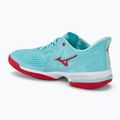 Кросівки тенісні жіночі Mizuno Wave Exceed Tour 5 AC tanger turquoise/fiery coral 2/white 3