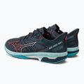 Чоловічі тенісні туфлі Mizuno Wave Exceed Tour 5 CC collegiate blue/soleil/tanager бірюзові 3