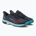 Чоловічі тенісні туфлі Mizuno Wave Exceed Tour 5 CC collegiate blue/soleil/tanager бірюзові 4