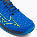 Чоловічі тенісні туфлі Mizuno Wave Exceed Tour 5 CC peace blue/кислотний лайм/залізний затвор 8
