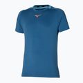 Футболка для бігу чоловіча Mizuno Tee блакитна 62GAA00117