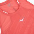 Жіноча бігова майка Mizuno Aero Tank кольору затонулого коралу 3