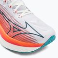 Кросівки для бігу  Mizuno Wave Rebellion Pro біло-помаранчеві J1GC231701 7