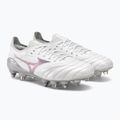 Футбольні бутси Mizuno Morelia Neo III Elite M білі/голограма/холодні сірі 3c 4