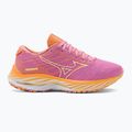 Жіночі бігові кросівки Mizuno Wave Rider 26 Roxy цикламен/білий/мокоранж 2