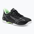 Кросівки тенісні чоловічі Mizuno Wave Exceed Tour 5 AC black/silver/techno green