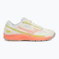 Кросівки тенісні жіночі Mizuno Break Shot 4 AC snow white/ neon flame/ ghost gray 2