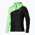 Куртка тенісна чоловіча Mizuno Release Hooded Jacket techno green/black