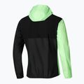 Куртка тенісна чоловіча Mizuno Release Hooded Jacket techno green/black 2