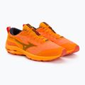 Кросівки для бігу чоловічі Mizuno Wave Rider GTX zinnia/tigerlily/black 4