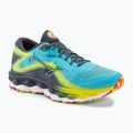 Кросівки для бігу чоловічі Mizuno Wave Sky 7 jet blue/white/bolt2neon