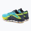 Кросівки для бігу чоловічі Mizuno Wave Sky 7 jet blue/white/bolt2neon 5