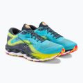Кросівки для бігу чоловічі Mizuno Wave Sky 7 jet blue/white/bolt2neon 6