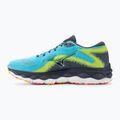 Кросівки для бігу чоловічі Mizuno Wave Sky 7 jet blue/white/bolt2neon 4