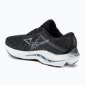 Чоловічі бігові кросівки Mizuno Wave Inspire 19 2E чорний / льодовиковий хребет / ілюзія синій 3