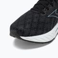 Чоловічі бігові кросівки Mizuno Wave Inspire 19 2E чорний / льодовиковий хребет / ілюзія синій 8